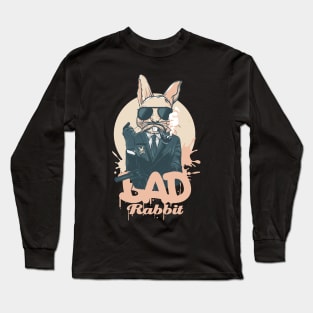 bad rabbit cool gangsta Long Sleeve T-Shirt